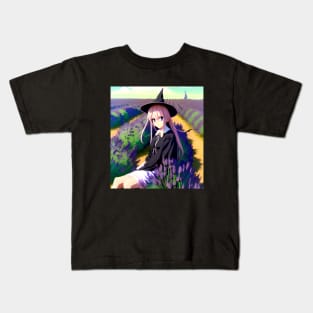 Lavender Witch Kids T-Shirt